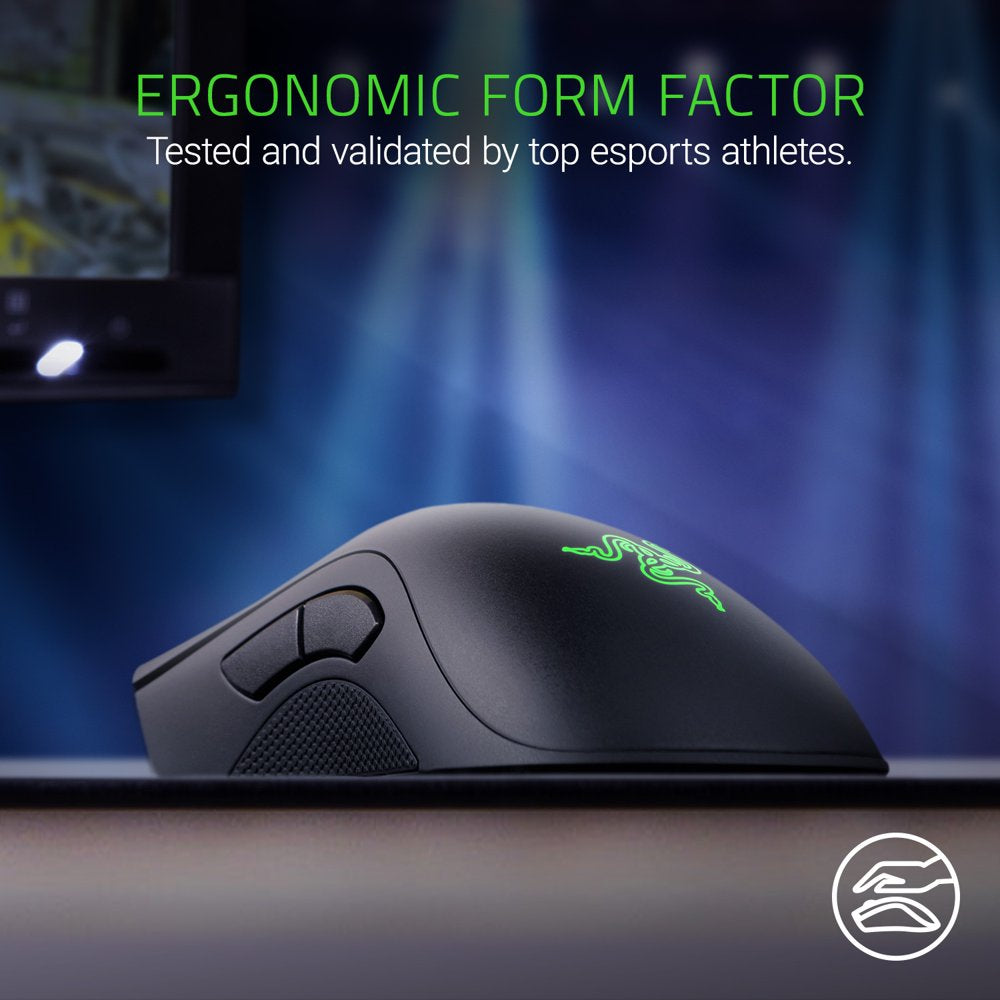 Deathadder Elite: True 16,000 5G Optical Sensor - Mechanical Mouse Switches (Up to 50 Million Clicks) - Ergonomic Form Factor - Esports Gaming Mouse