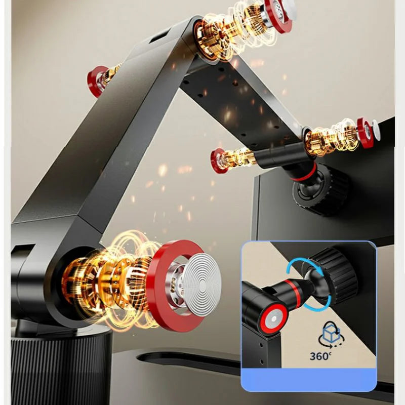 Adjustable Portable Monitor Holder for 12-17.3 Inch Screen No Drilling Vesa Phone Laptop Gaming Expandable Desktop Clamp Stand
