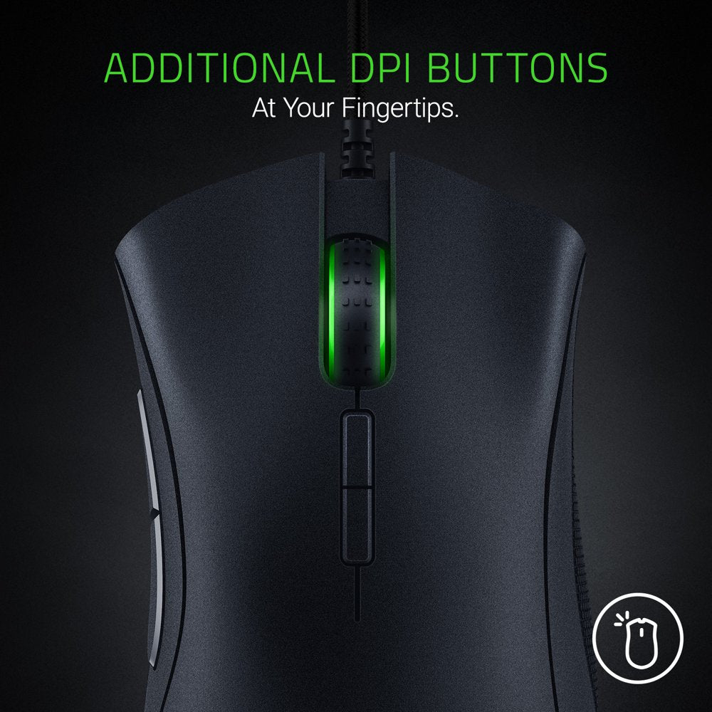 Deathadder Elite: True 16,000 5G Optical Sensor - Mechanical Mouse Switches (Up to 50 Million Clicks) - Ergonomic Form Factor - Esports Gaming Mouse