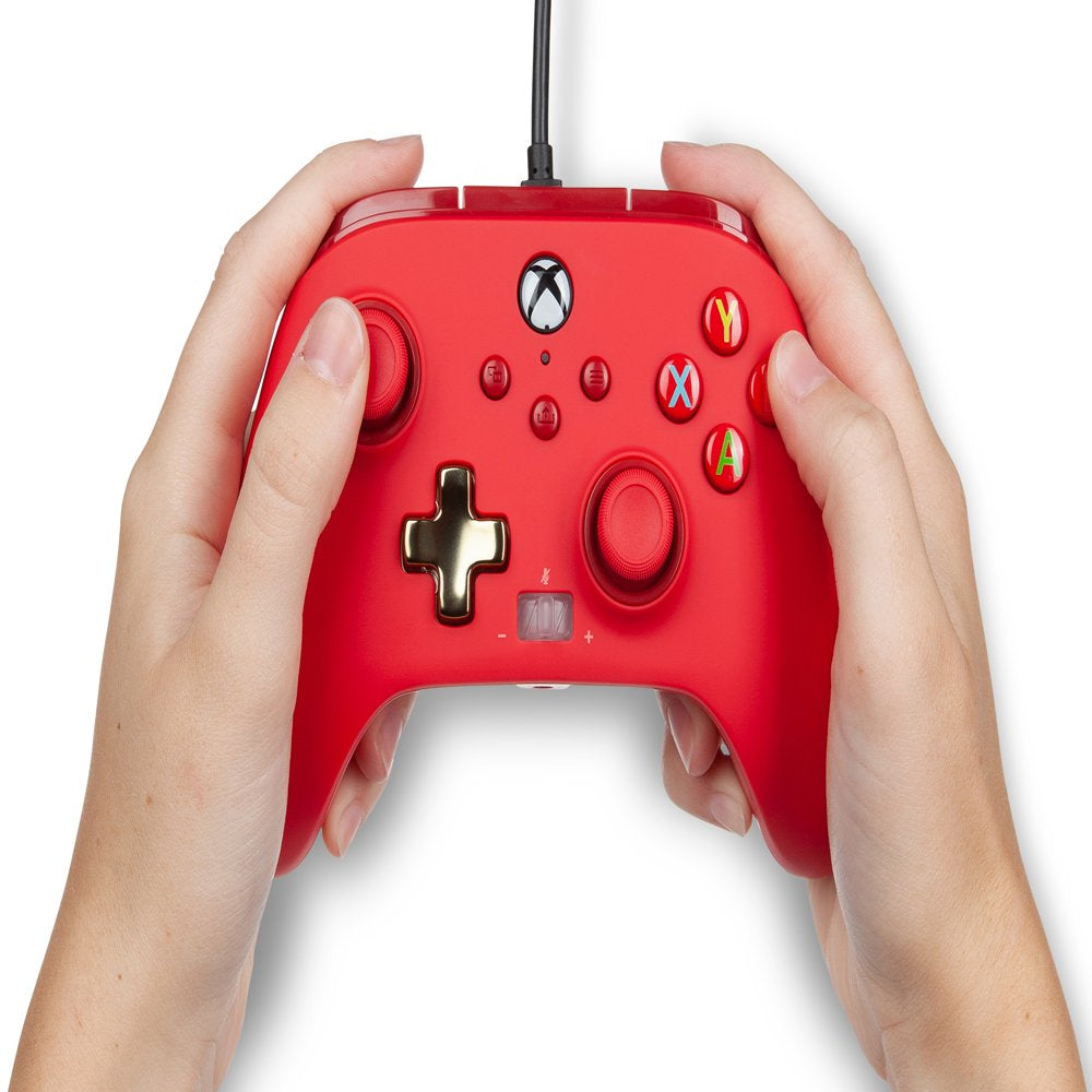 Powera Enhanced Wired Controller for Series X|S - Red