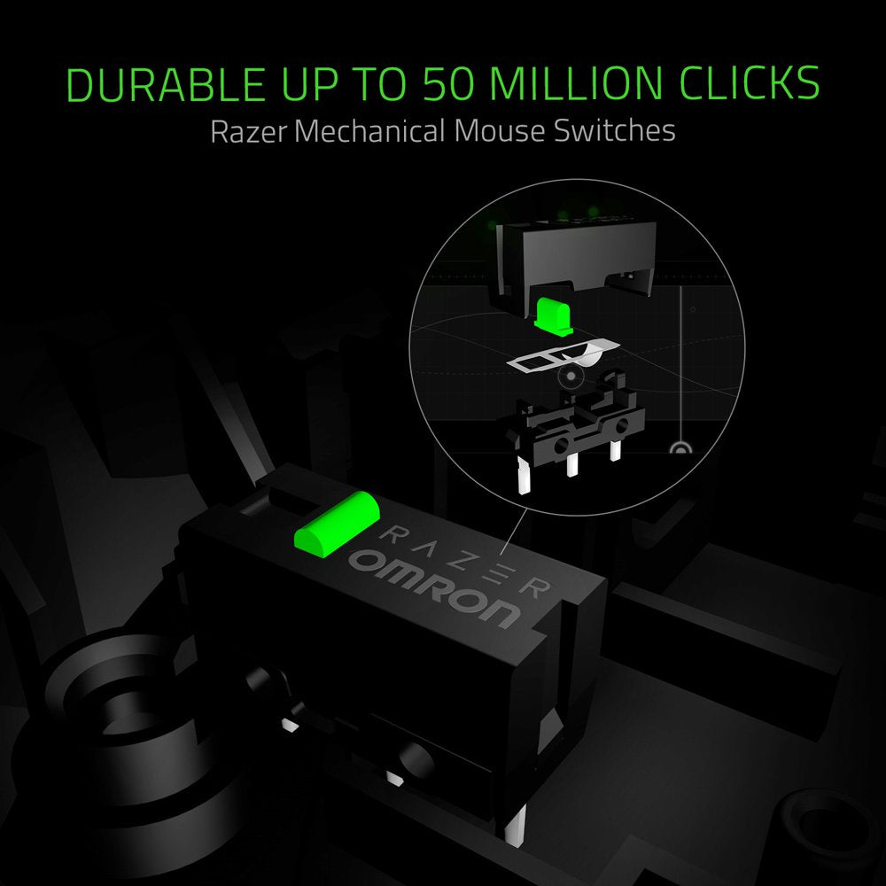 Naga Trinity MOBA / MMO Gaming Mouse - 16,000 DPI 5G Optical Sensor