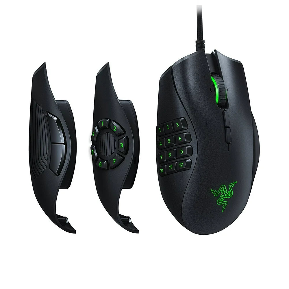 Naga Trinity MOBA / MMO Gaming Mouse - 16,000 DPI 5G Optical Sensor