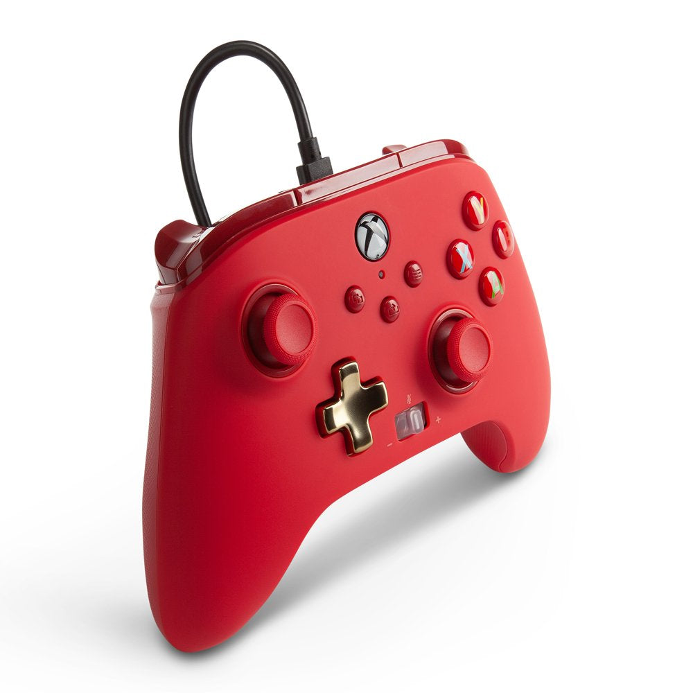 Powera Enhanced Wired Controller for Series X|S - Red