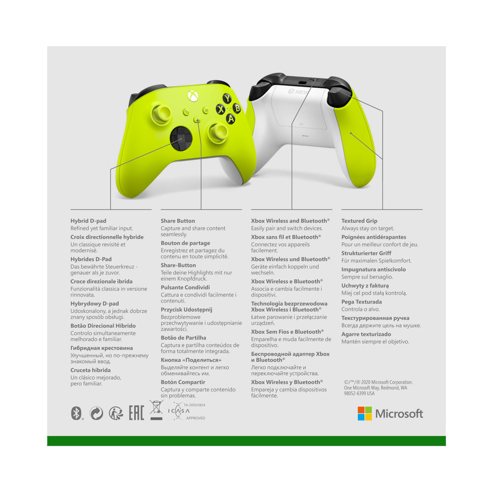 Microsoft Wireless Controller - Electric Volt